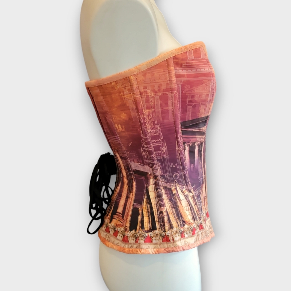 Elegant Pink Corset Shapewear - Picture 6 of 10